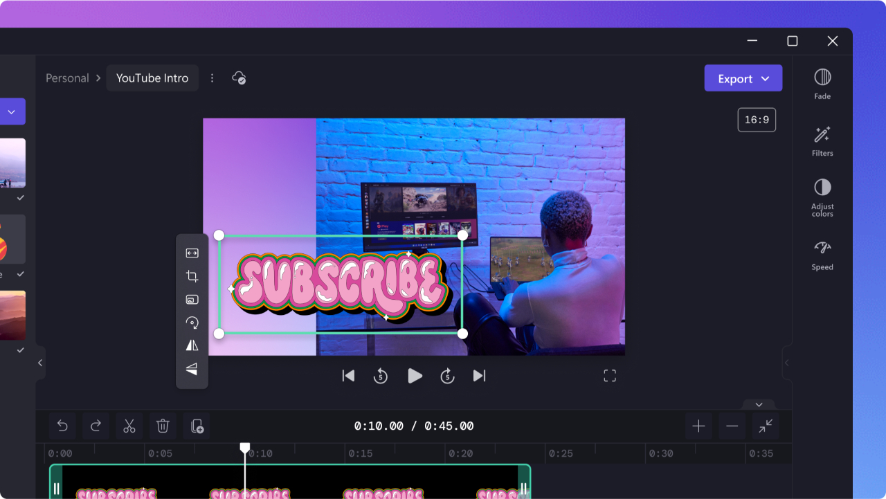 a music video producer editing a video 